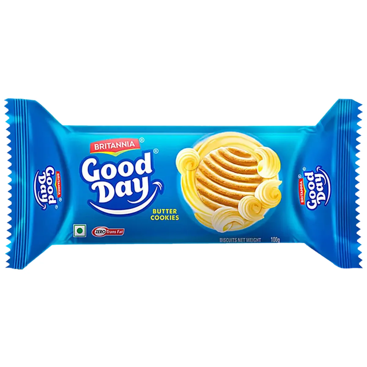 Britannia Good Day Butter Cookies pack, front view